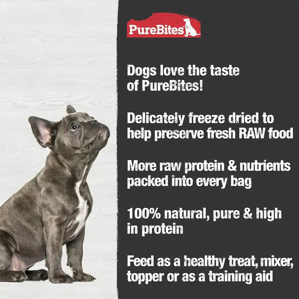 Purebites Chicken Breast Freeze Dried Dog Treats, 1 Ingredient, Made in USA, 8.6Oz5