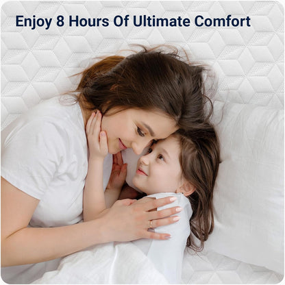 Twin Mattress 8 Inch, Medium Firm Memory Foam Mattress in a Box | Pressure Relief, Refresh Sleep, Breathable Fabric, Skin Friendly, Compressed in a Box, Certipur-Us, Foam Colchones8