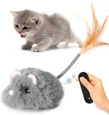 Pawingcat Remote Control Cat Toy Rechargeable Cat Mouse Toy Automatic Interactive Cat Toys for Indoor Cats Toy with 3-Speed Adjustment and 4 Directions1
