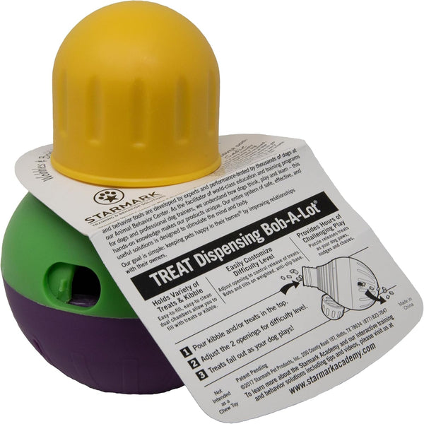 Starmark Treat Dispensing Bob-A-Lot Small Dog Interactive Feeder Toy4