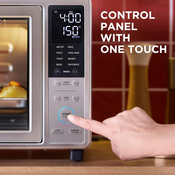 Midea Flexify Slim 8-In-1 French Door Toaster Oven Air Fryer Combo, 25QT | Compact Countertop Oven with Infrared Speedheat, Stainless Steel6