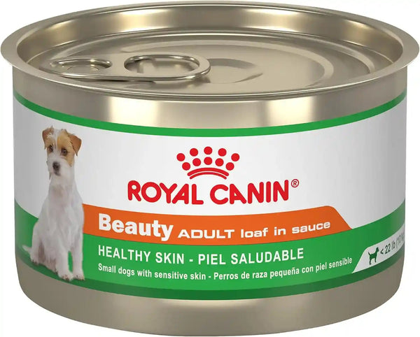ROYAL CANIN Canine Health Nutrition Adult Beauty Loaf in Sauce Dog Food, 5.2 Oz (Pack of 24)1