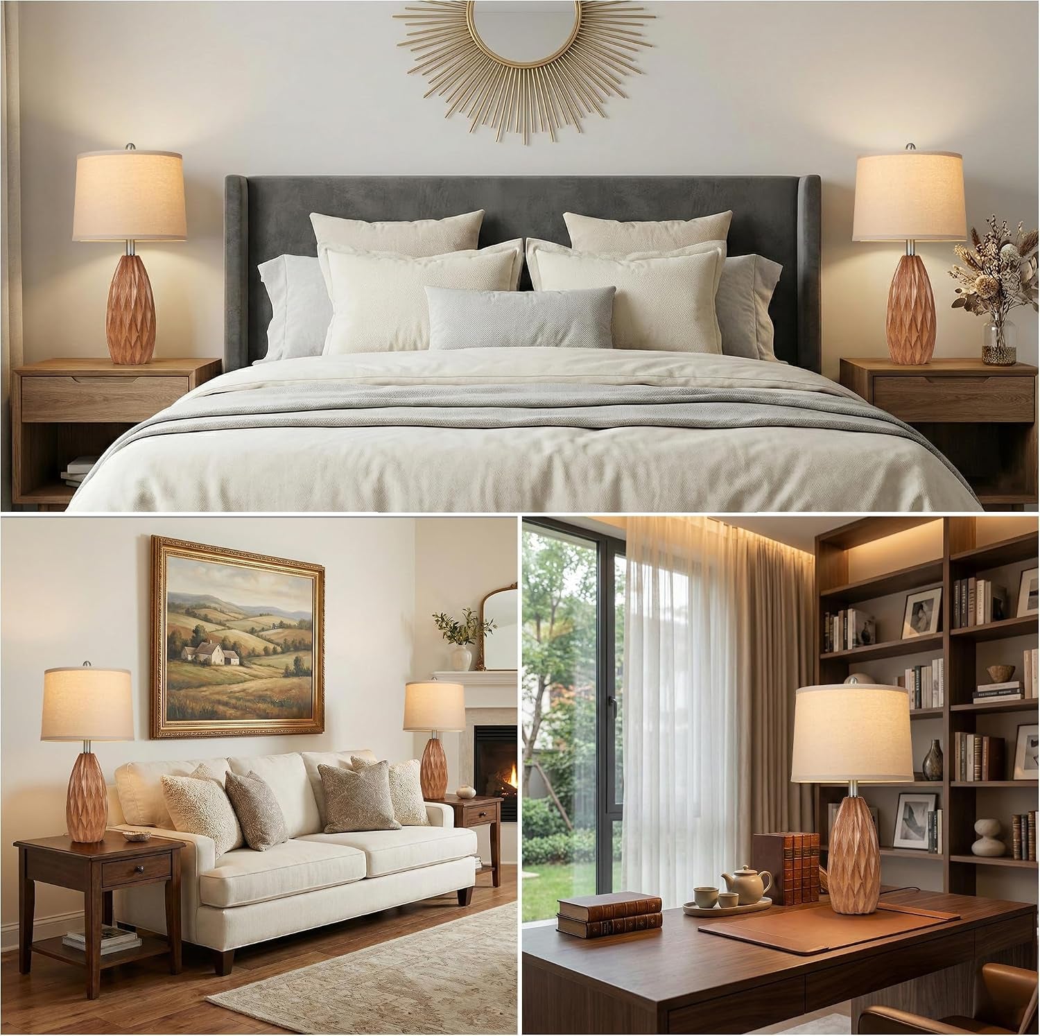 25-modern-table-lamp-wood-grain-resin-table-lamp-nightstand-lamp-diamond-shaped-resin-body-rotary-switch-2-bulbs-included-bedside-lamps-for-living-room-bedroom-office-reading-light-home