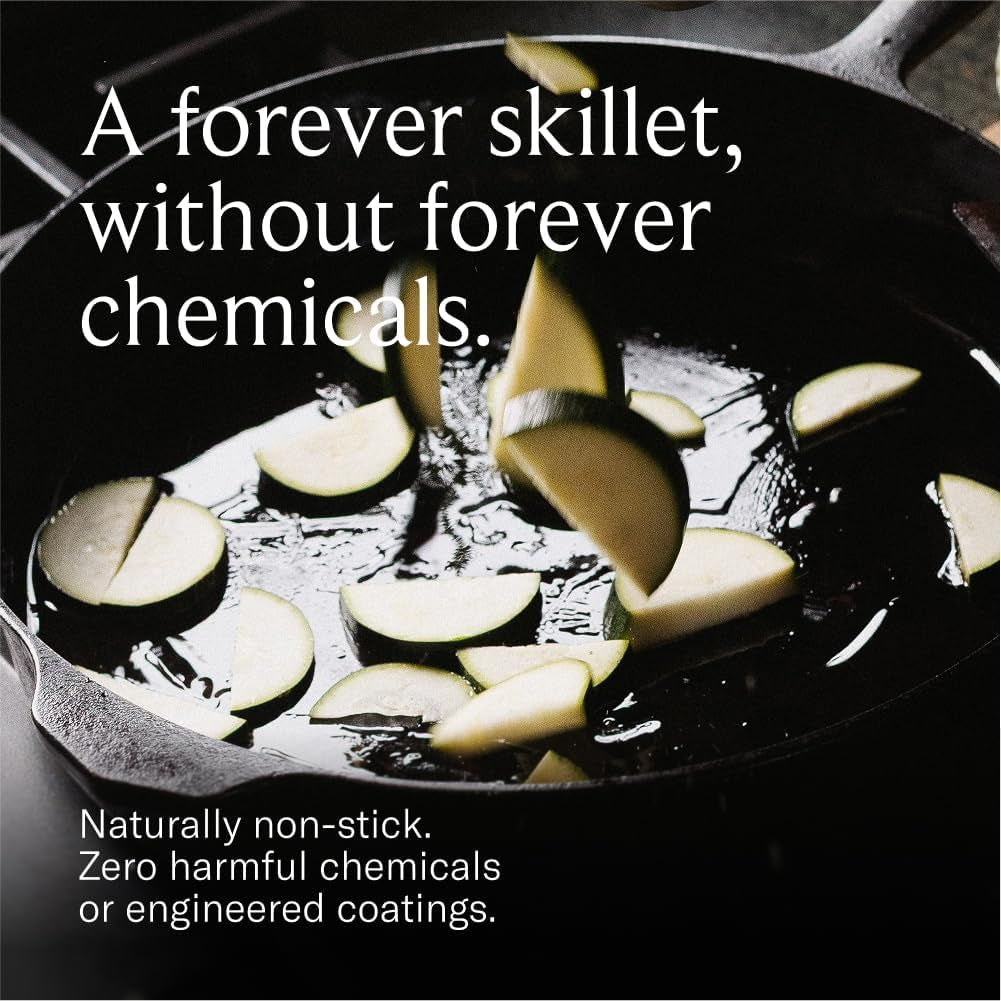 no-6-small-cast-iron-skillet-8-38-inch-pre-seasoned-pan-for-1-2-servings-lighter-smooth-made-in-usa