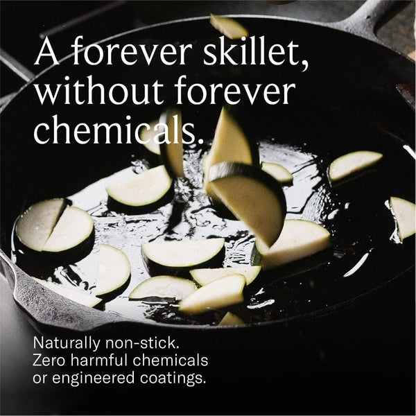 No.6 Small Cast Iron Skillet – 8.38-Inch Pre-Seasoned Pan for 1–2 Servings, Lighter & Smooth, Made in USA7