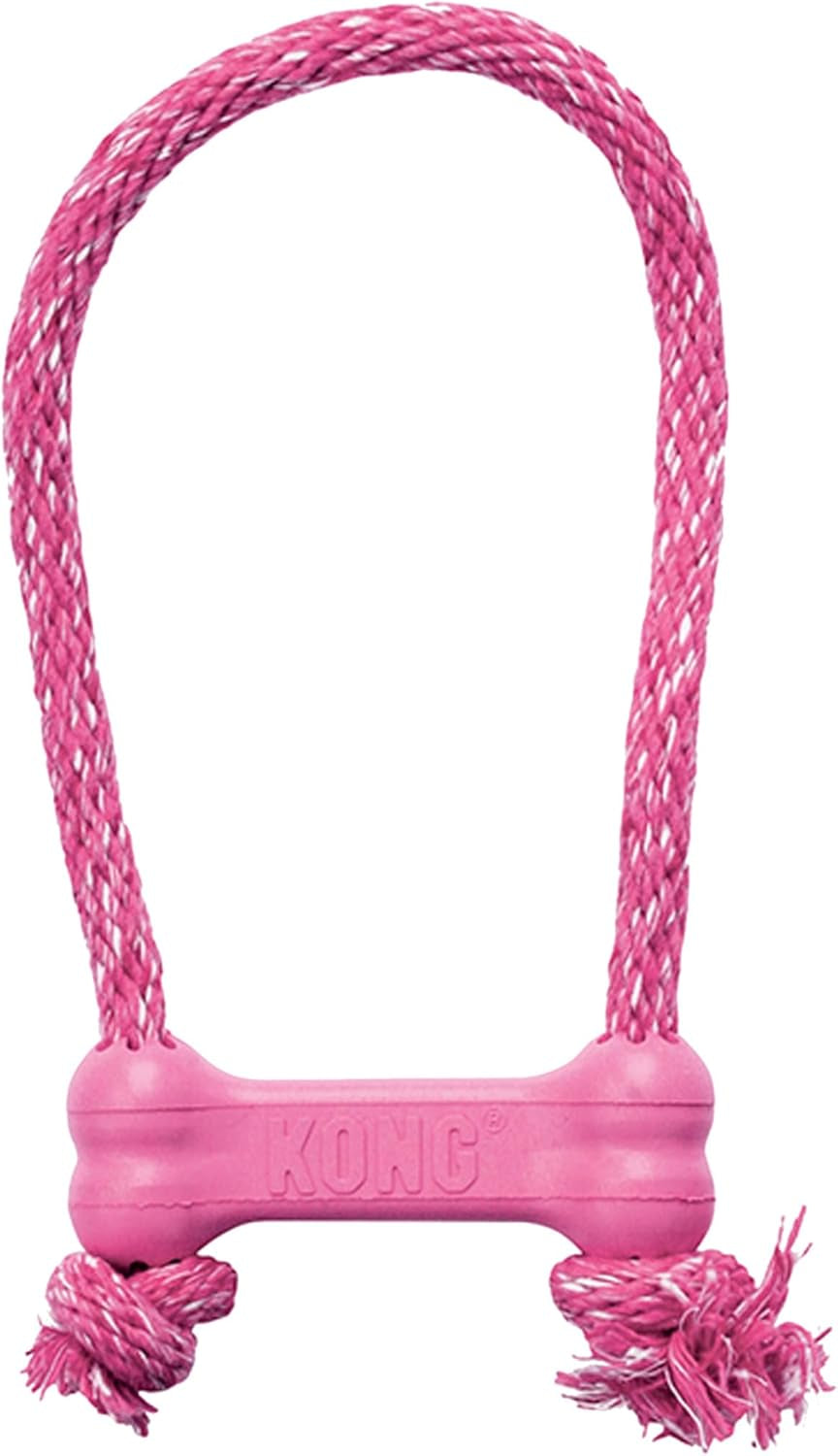 kong-puppy-goodie-bone-with-rope-natural-rubber-for-xs-puppies-blue-kong-natural-rubber-bone-with-a-cotton-rope-for-teeth-cleaning-engaging-chew-play-for-growing-teething-puppies