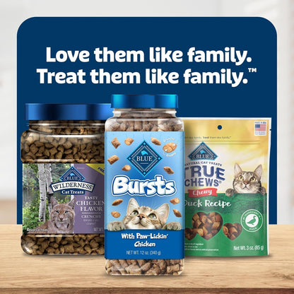 Blue Buffalo Bursts Paw-Lickin' Chicken Crunchy & Creamy Cat Treats, Great for Training, Made with Real Chicken Natural Cat Treats Enhanced with Vitamins, Minerals & Other Nutrients, Tub 12 Oz.9