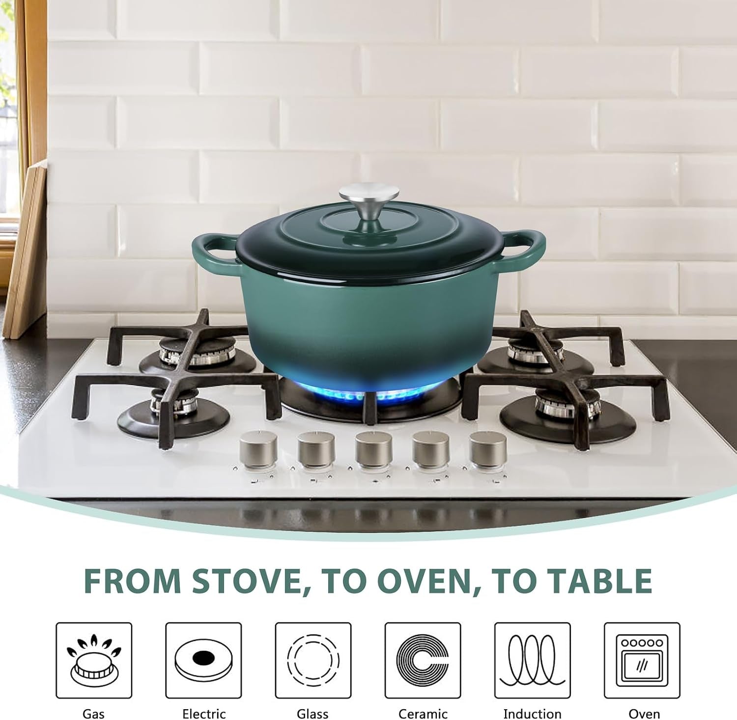 3-qt-enameled-cast-iron-dutch-oven-with-lid-small-round-nonstick-dutch-oven-pot-for-bread-baking-braising-stews-roasting-cooking-heavy-duty-induction-oven-safe-forest-green