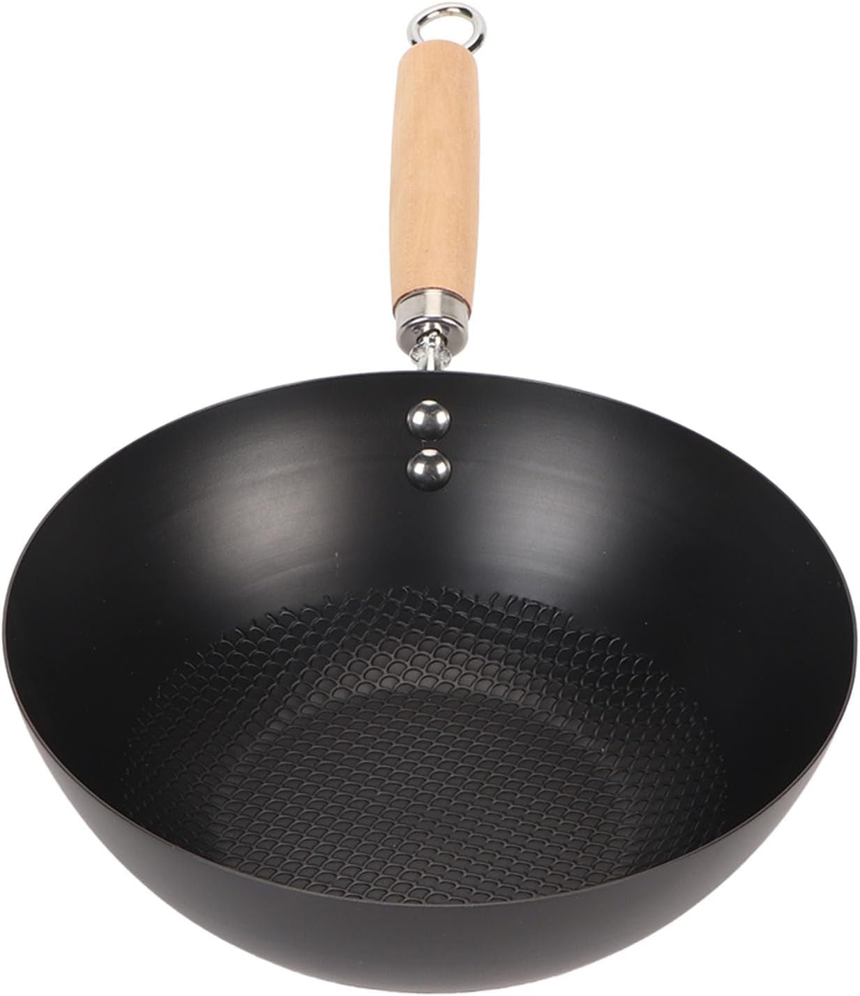carbon-steel-wok-stir-fry-pans-set-with-lid-chinese-wok-even-heating-thick-coated-multifunctional-iron-pot-with-convenient-handle-for-daily-home-cooking-20cm