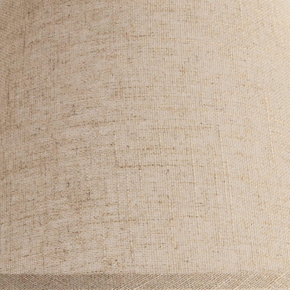 Pre-Assembled Laine Fine Extra Large Burlap Empire Shade 6X19X12 (Spider) | 6" Top X 19" Bottom X 10.5" High X 12" Slant Replacement for Table + Floor Lamps Harp + Finial7