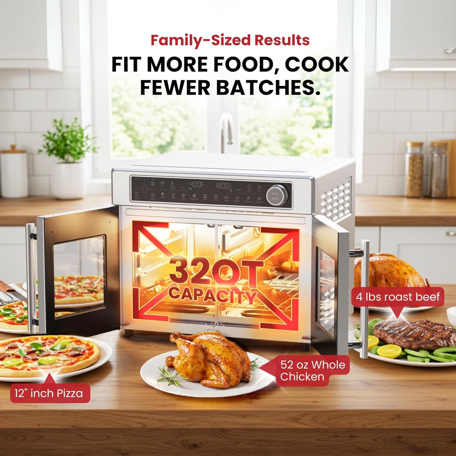 ultra-premium-dual-zone-stainless-steel-air-fryer-toaster-oven-combo-extra-large-32qt-french-door-convection-oven-with-next-gen-patent-technology-13-accessories-rotisserie-sync-finish