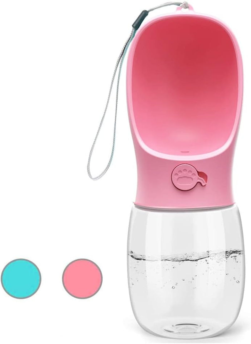 kalimdor-dog-water-bottle-leak-proof-portable-puppy-water-dispenser-with-drinking-feeder-for-pets-outdoor-walking-hiking-travel-food-grade-plastic-19oz-blue