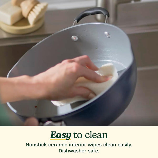 Preferred Pan 4-Pc Set - Nouveau Navy (4.5 Qt. Multi-Purpose Pan W/Cover, Steamer, Slotted Turner)8