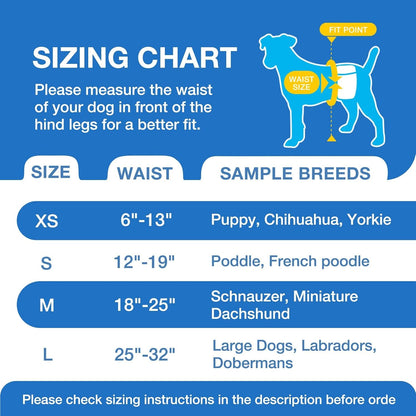 Dono Dog Diapers Male, Disposable Male Dog Wraps 60Ct, Ultra Absorbent Doggie Diapers, Rapid-Dry Leak-Proof Puppy Diapers, Wetness Indicator Excitable Urination Incontinence, Small6