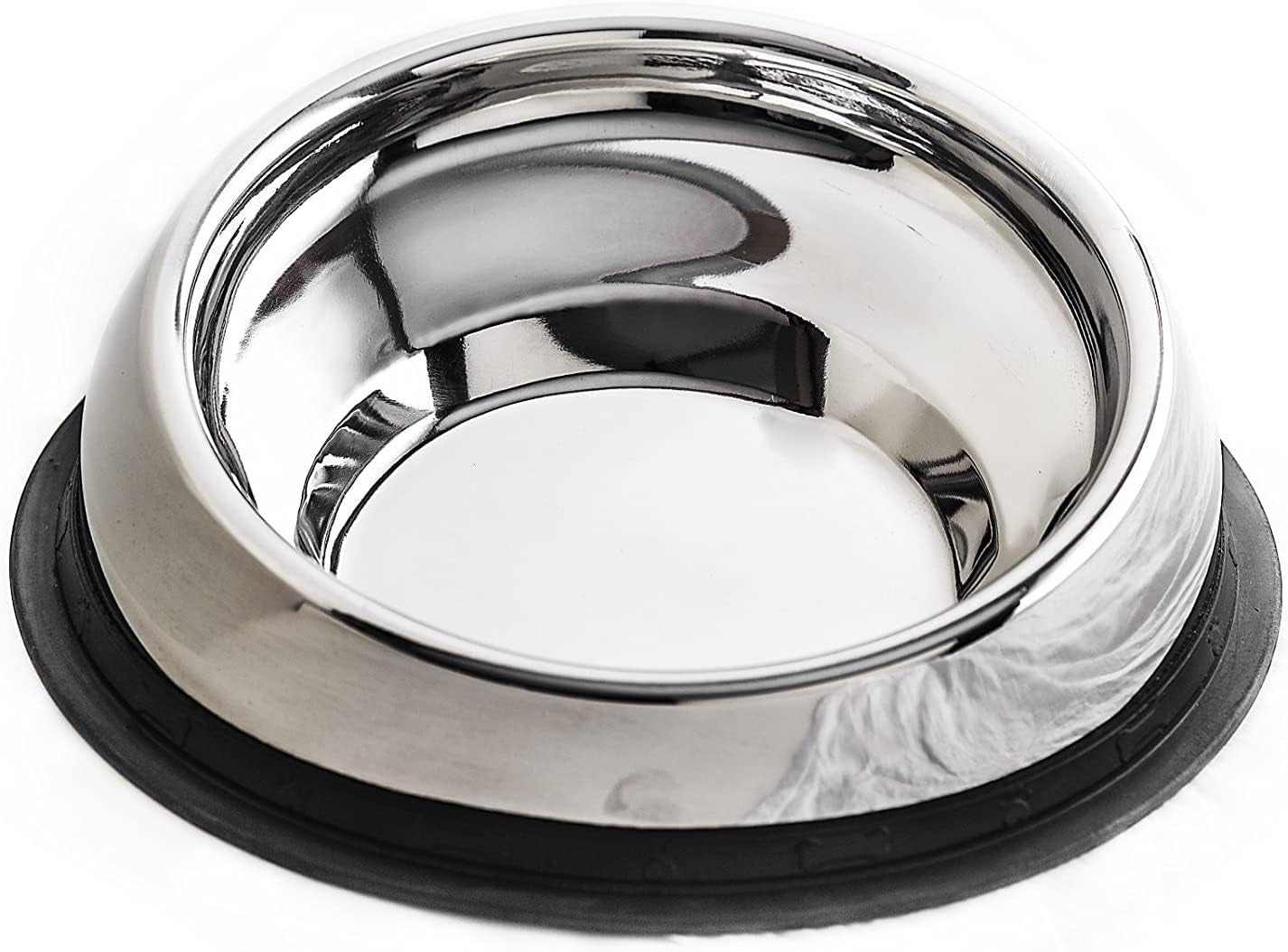 enhanced-pet-bowl-stainless-steel-slanted-dog-bowl-with-raised-ridge-for-flat-faced-dog-breeds-or-cats-food-grade-non-slip-no-spill-bowl-for-dogs-less-mess-less-gas-and-better-digestion-small