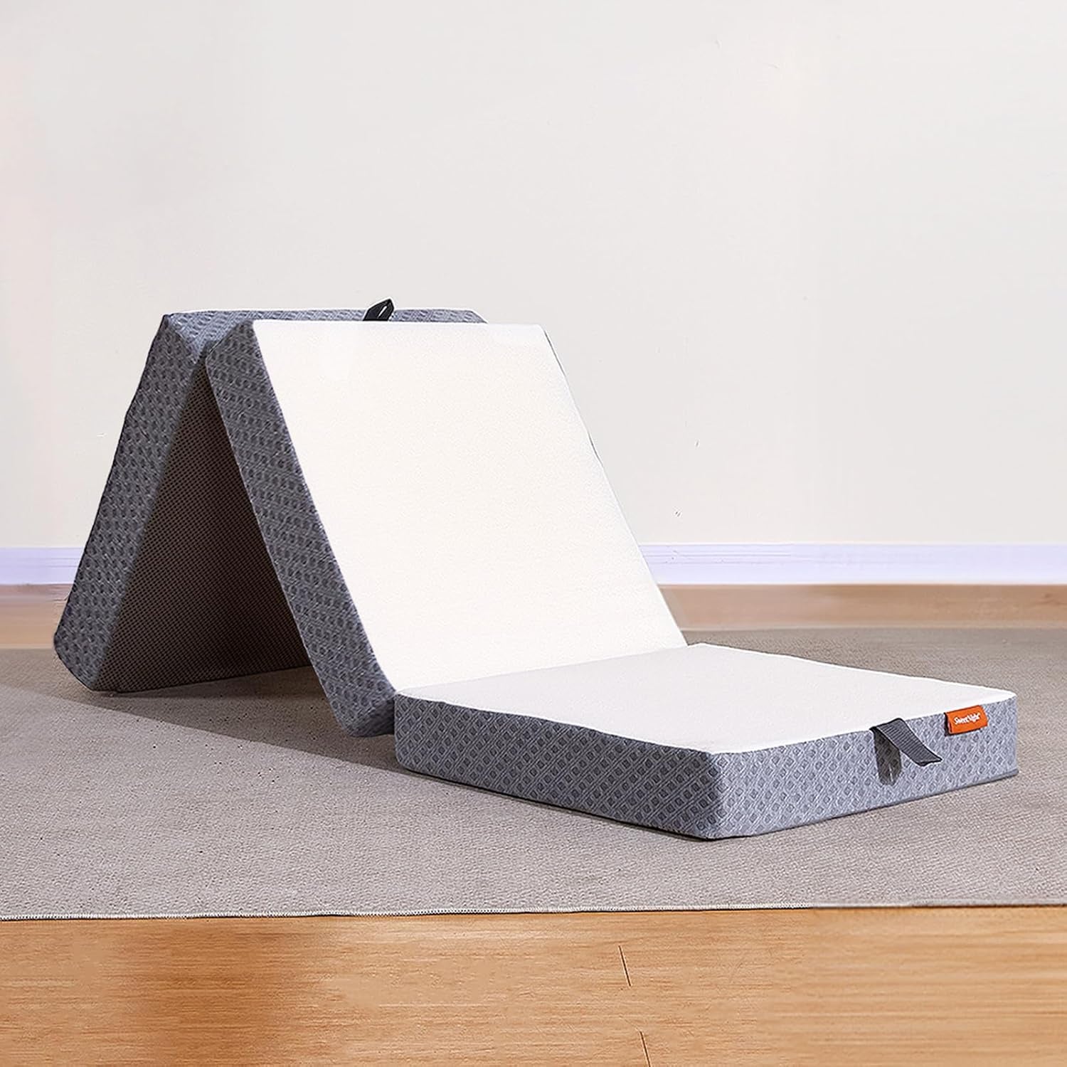 single-tri-folding-mattress-topper-4-inch-medium-firm-portable-foldable-mattress-with-washable-cover-non-slip-base-ideal-for-camping-rv-and-guests-white