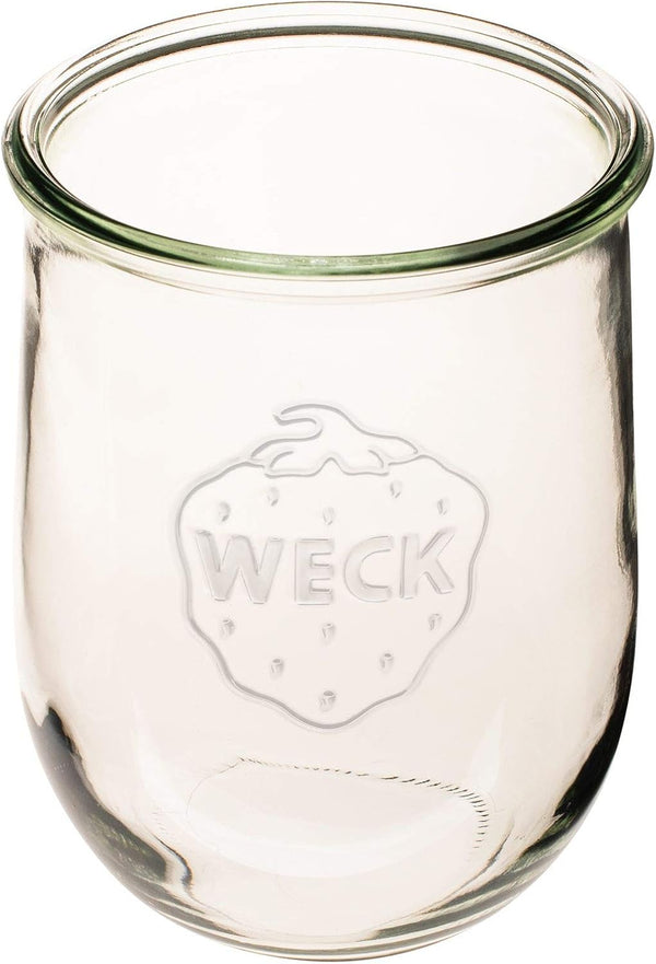 Tulip Jar - Sour Dough Starter Jars for Sourdough - 1 X  745 Large Clear Jar with Wide Mouth - 1 Liter Includes Glass Lid, Rubber Seal and Steel Clips4