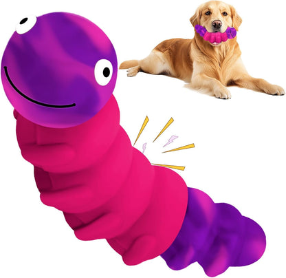 Indestructible Dog Toys for Aggressive Chewers, Tough Chew Proof Toy for Large Dogs, Squeaky Rubber Chew Toy with Beef Flavor for Boredom & Anxiety Relief (Green)9