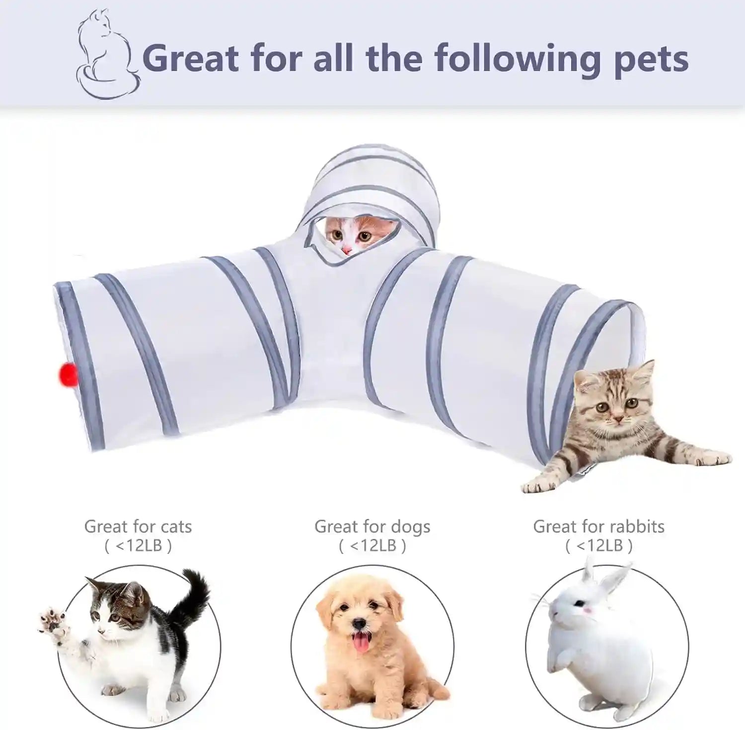 cat-tunnel-collapsible-tube-with-1-play-ball-toys-3-ways-tunnels-for-indoor-cats-puppy-kitty-kitten-rabbit-white-and-gray