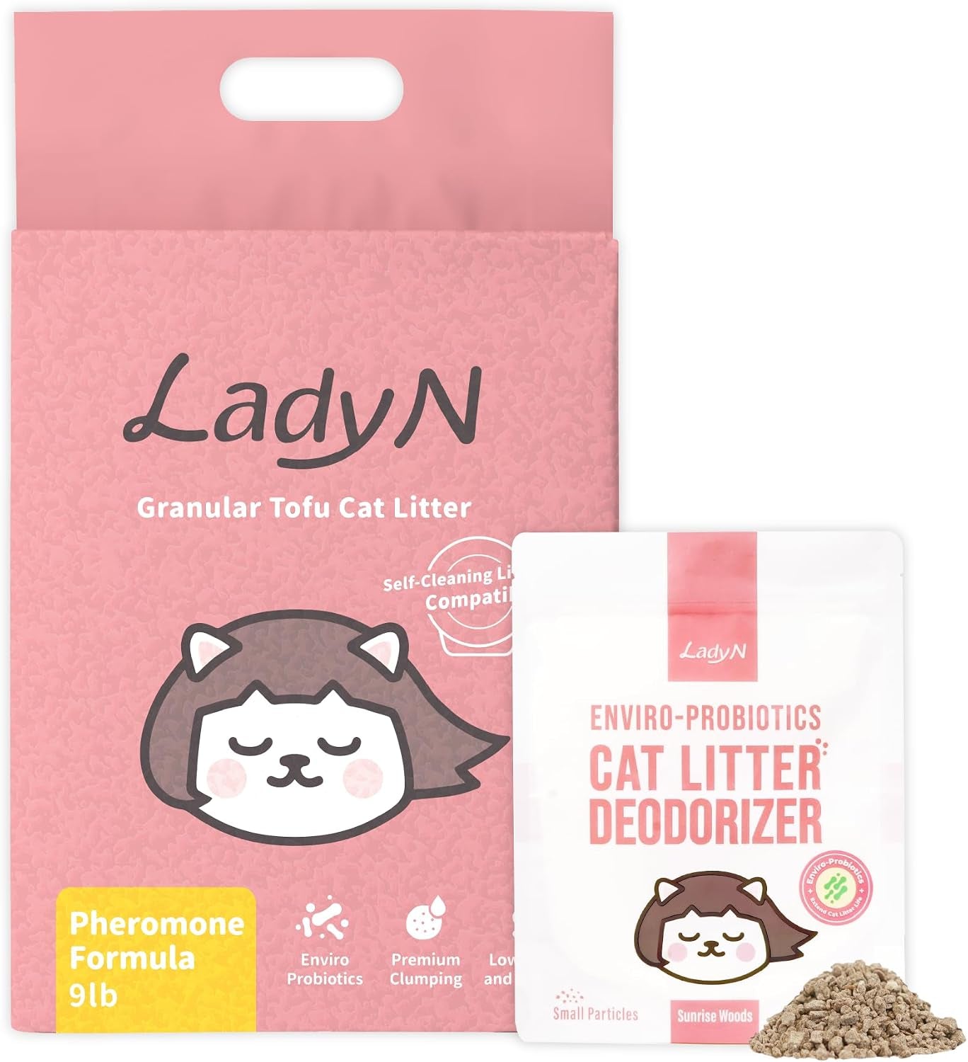 welcome-home-cat-kit-attractant-granular-tofu-litter-deodorizer-for-automatic-boxes-strong-clumping-odor-control-easy-cleanup