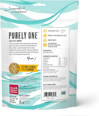 The Honest Kitchen 100% White Fish Filets Dog Treats, 3 Oz (Wishes™)2
