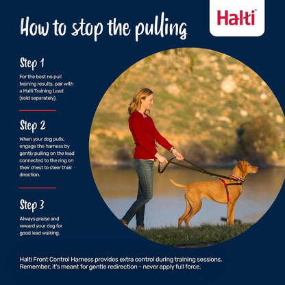 Halti Front Control Harness - Stop Your Dog Pulling on the Leash. Adjustable, Lightweight and Easy to Use. Anti-Pull Dog Training Harness for Medium Dogs (Size M) | Dog Harness to Stop Pulling on the Leash | Anti-Pull Training Aid | Front Leading No Pull Harness for Medium Dogs4