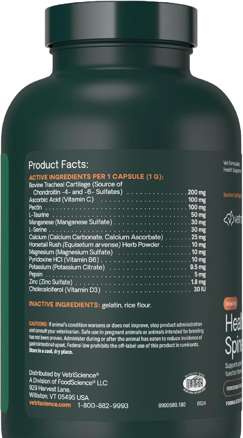 vetriscience-healthy-spine-disc-easy-open-capsules-back-and-spinal-support-chondroitin-and-taurine-supplement-for-dogs-perfect-for-dachshunds-corgis-frenchies-basset-hounds-more-180-count