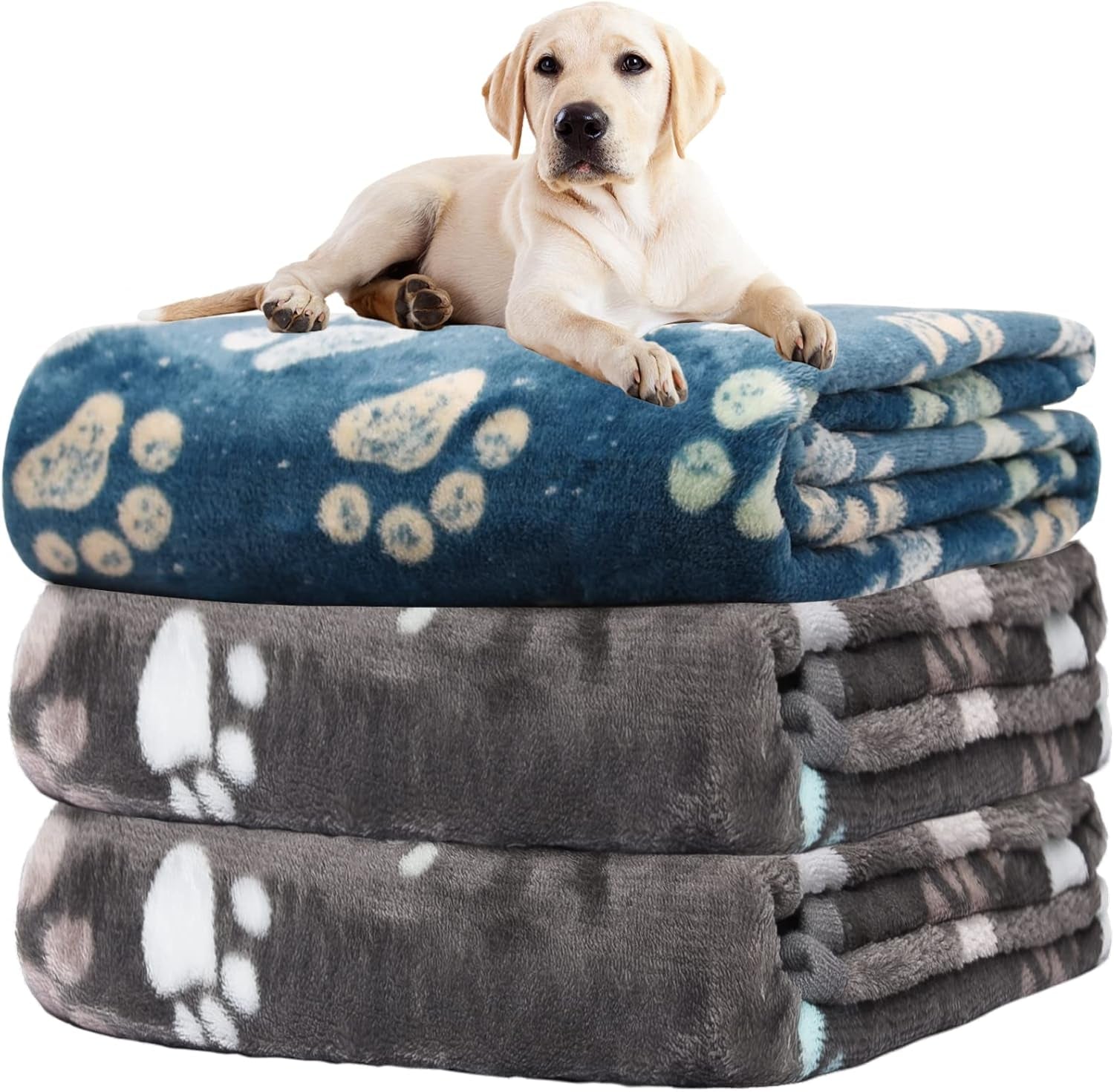 rezutan-dog-blankets-for-3-pack-large-medium-pet-cat-soft-fuzzy-washable-blanket-comfort-flannel-suitable-for-dogs-kennels-beds-sofas-furniture-gifts-puppy-essentials-41-x-31-inch-black
