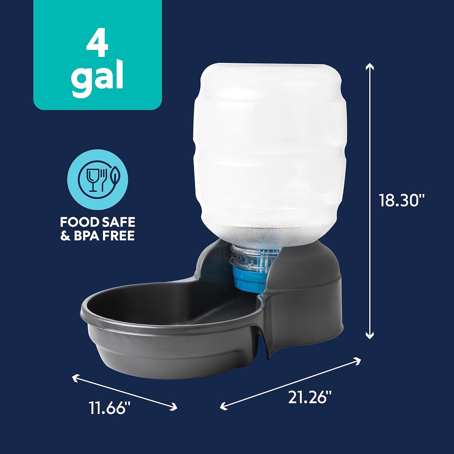 petmate-replendish-automatic-dog-water-dispenser-gravity-pet-waterer-with-microban-protection-base-100-bpa-free-4-gallon-wide-mouth-bowl-with-2-extra-filters
