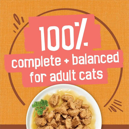 Purina Friskies Extra Gravy Wet Cat Food Chunky Chicken in Savory Gravy - (Pack of 24) 5.5 Oz. Cans6