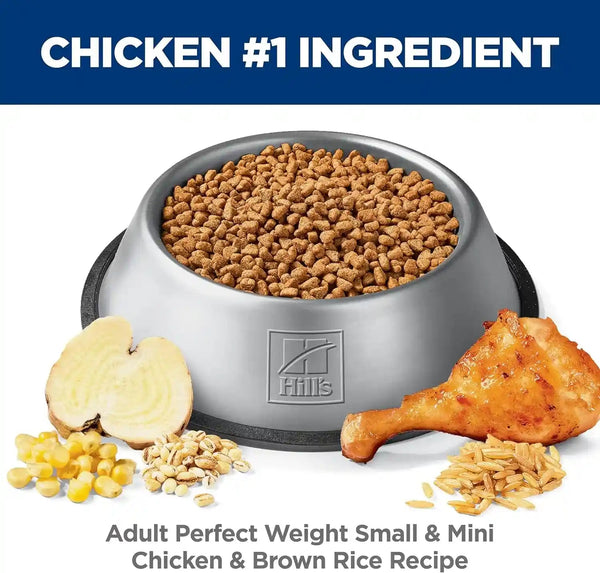 Hill'S Science Diet Adult Perfect Weight Small & Mini Dry Dog Food | #1 Veterinarian Recommended, Chicken Recipe, 4 Lb. Bag4
