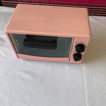 Mini Toaster Oven, Compact Countertop Electric Oven with Glass Door, Adjustable Temperature & Timer, Small Baking Oven for Toast, Snacks, Reheating, Dorm, Apartment & RV, Pink1
