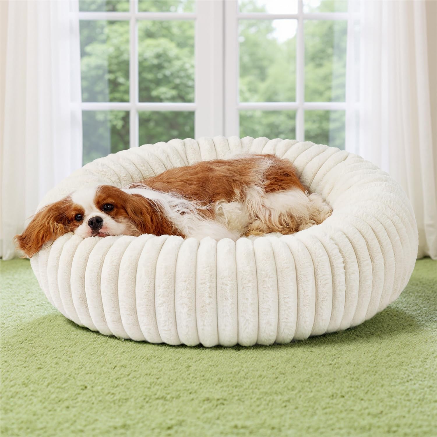bedsure-comfyfleece™-donut-large-dog-bed-washable-faux-fur-with-corduroy-fleece-anti-slip-bottom-round-pet-bed-with-removable-cover-camel-brown-36x36x8-inches-36x36x8in-calming-round-pet-bed-support-plush-with-removable-corduroy-fleece-for-big-dog-anti-slip-bottom-camel-brown