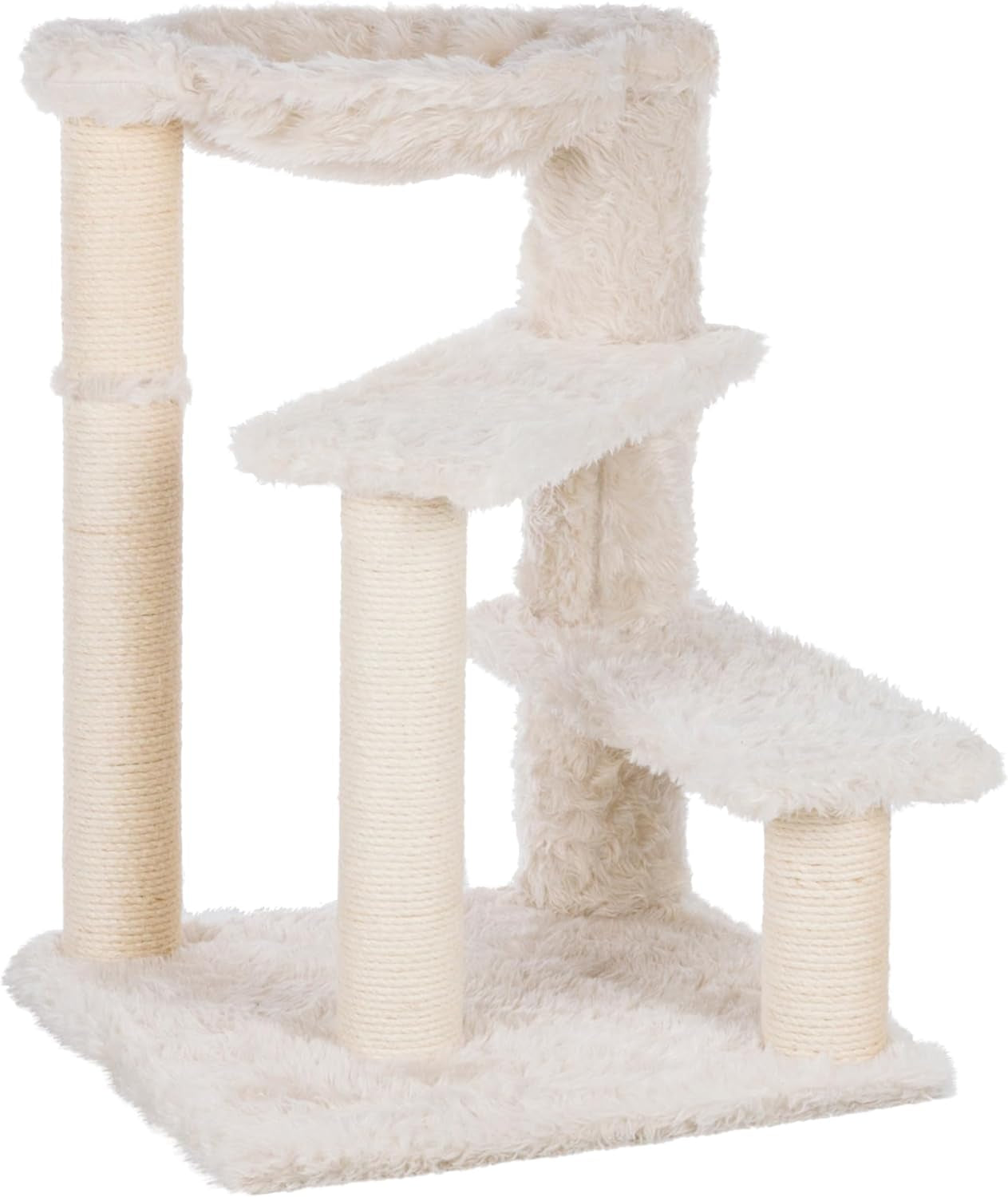 trixie-baza-senior-cat-tree-with-hammock-and-steps-scratching-posts-cat-playground-gray-medium