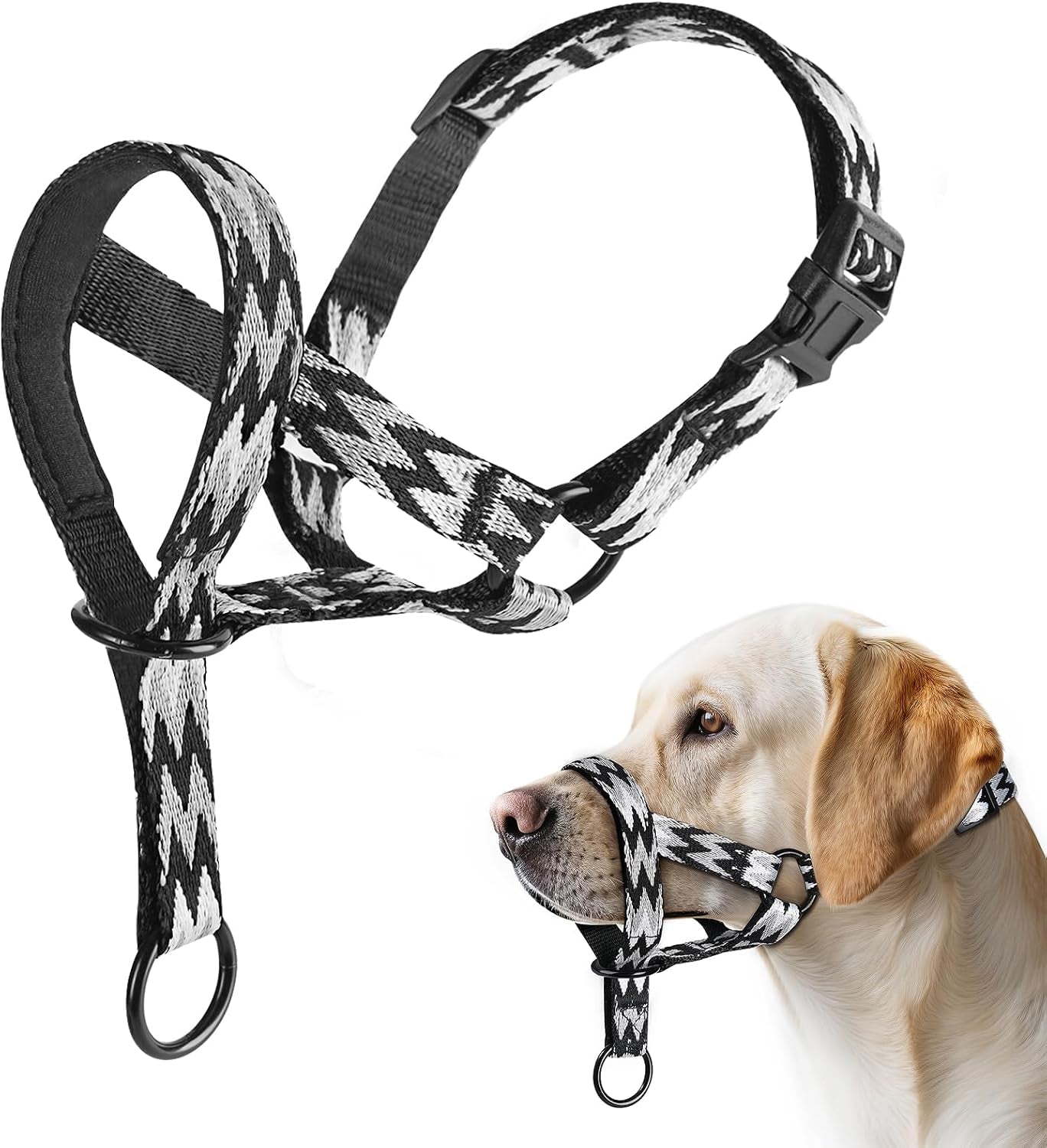 gentle-dog-head-collar-soft-nylon-no-pull-padded-halter-with-fashion-stripes-breathable-nose-leash-for-dogs-anti-pulling-barkingm