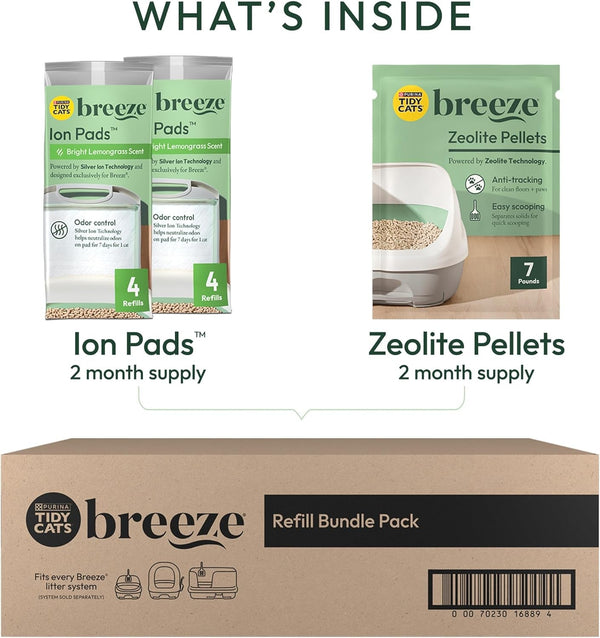 Purina Tidy Cats Breeze Litter System Cat Refill Bundle - 7.91 Lb. Box9