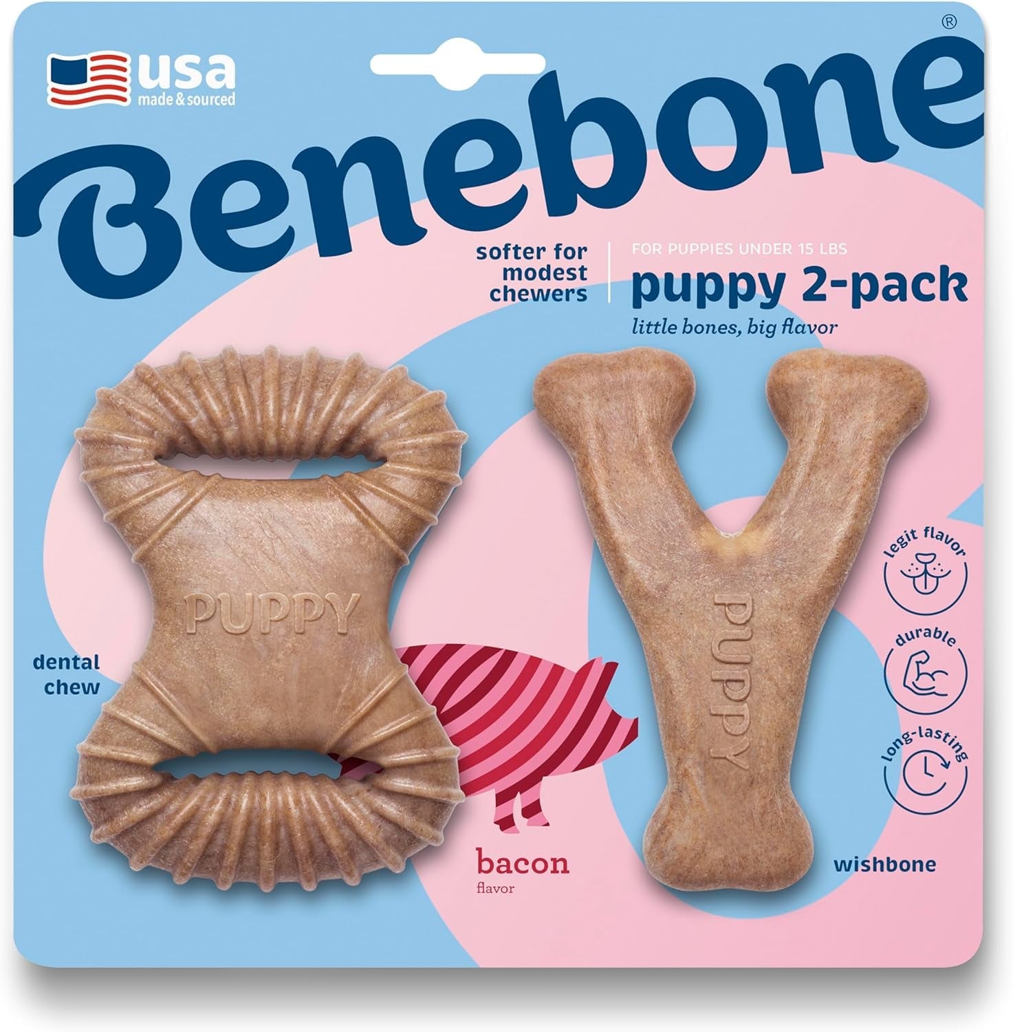 benebone-puppy-2-pack-dental-chew-wishbone-dog-chew-toys-made-in-usa-real-bacon-flavor