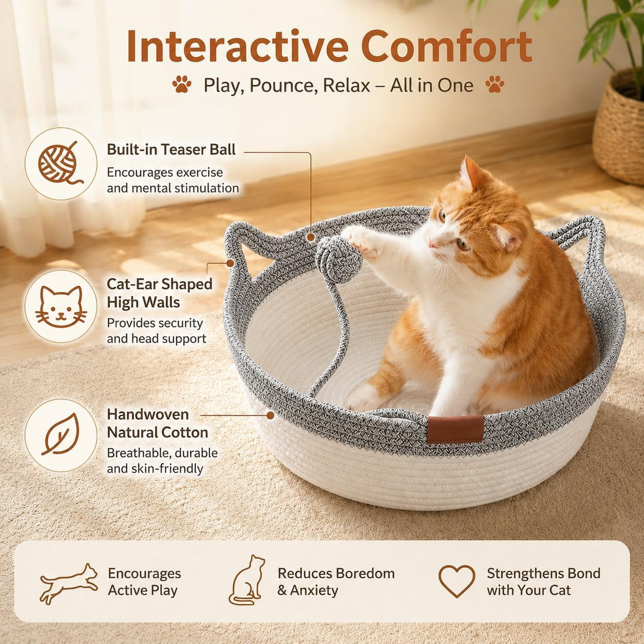 large-scratchable-handwoven-for-cats-stimulicat-handwoven-cat-basket-cotton-rope-cat-bed-round-pet-basket-hand-woven-boho-cat-bed-grey-without-cushion