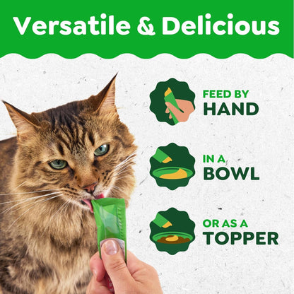 Greenies Feline Smart Purees Cat Treats, Indoor Chicken, 20 Count | Grain-Free, L-Carnitine for Metabolism, High Digestible Protein, No Carrageenan, Moisture-Rich, Nutritionally Complete4
