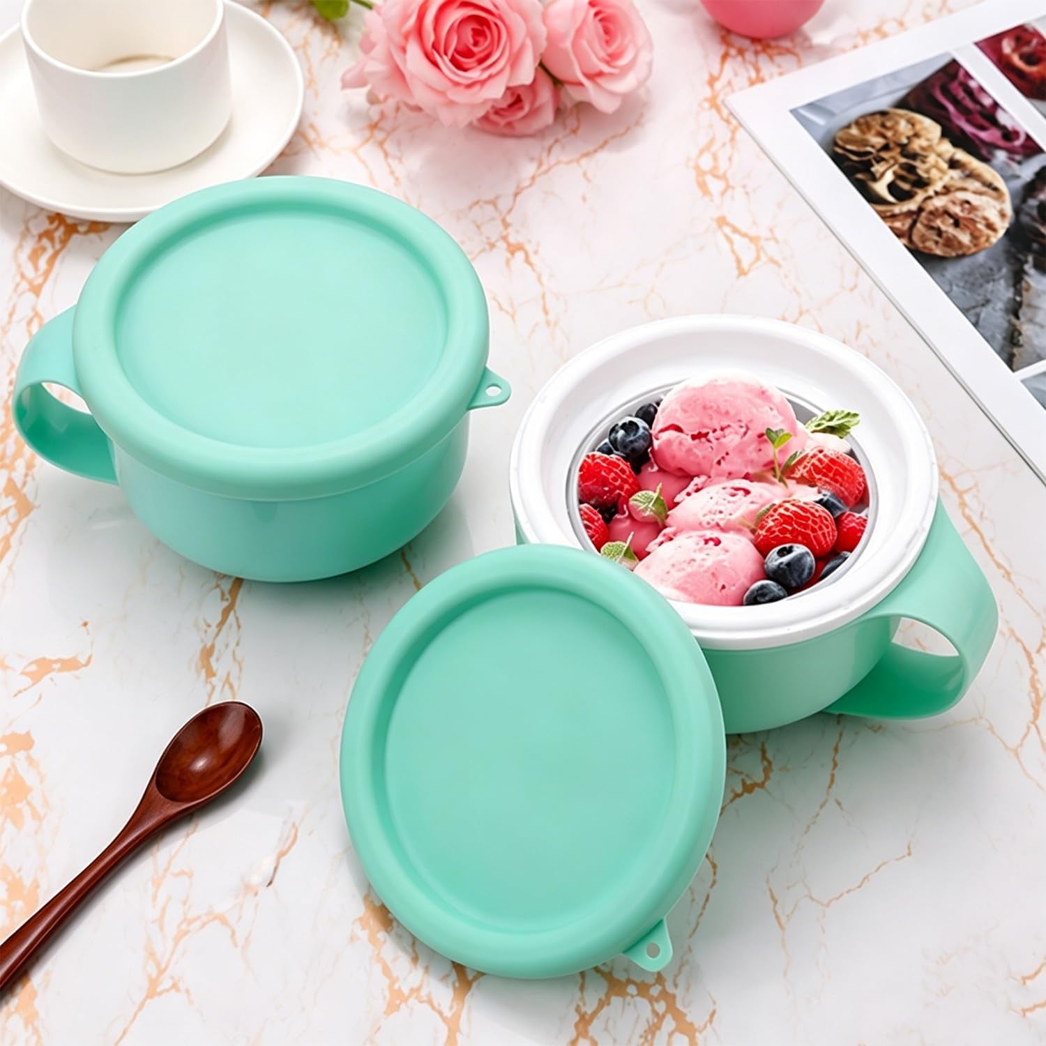 2pcs-silicone-lids-for-dash-my-mug-5-9in-bpa-free-silicone-bowl-covers-storage-cookware-lids-replacement-for-dash-ice-cream-maker-mug-light-green