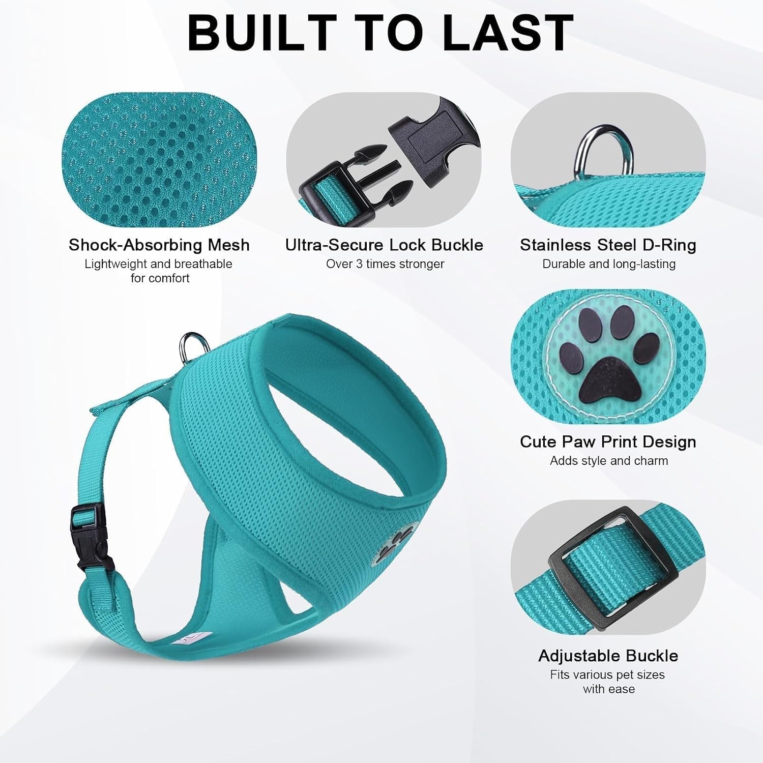 bingpet-small-dog-harness-no-pull-dog-harness-small-sized-dogs-soft-light-breathable-mesh-puppy-vest-with-safety-buckle-adjustable-step-in-pet-harnesses-for-easy-walking-running-training