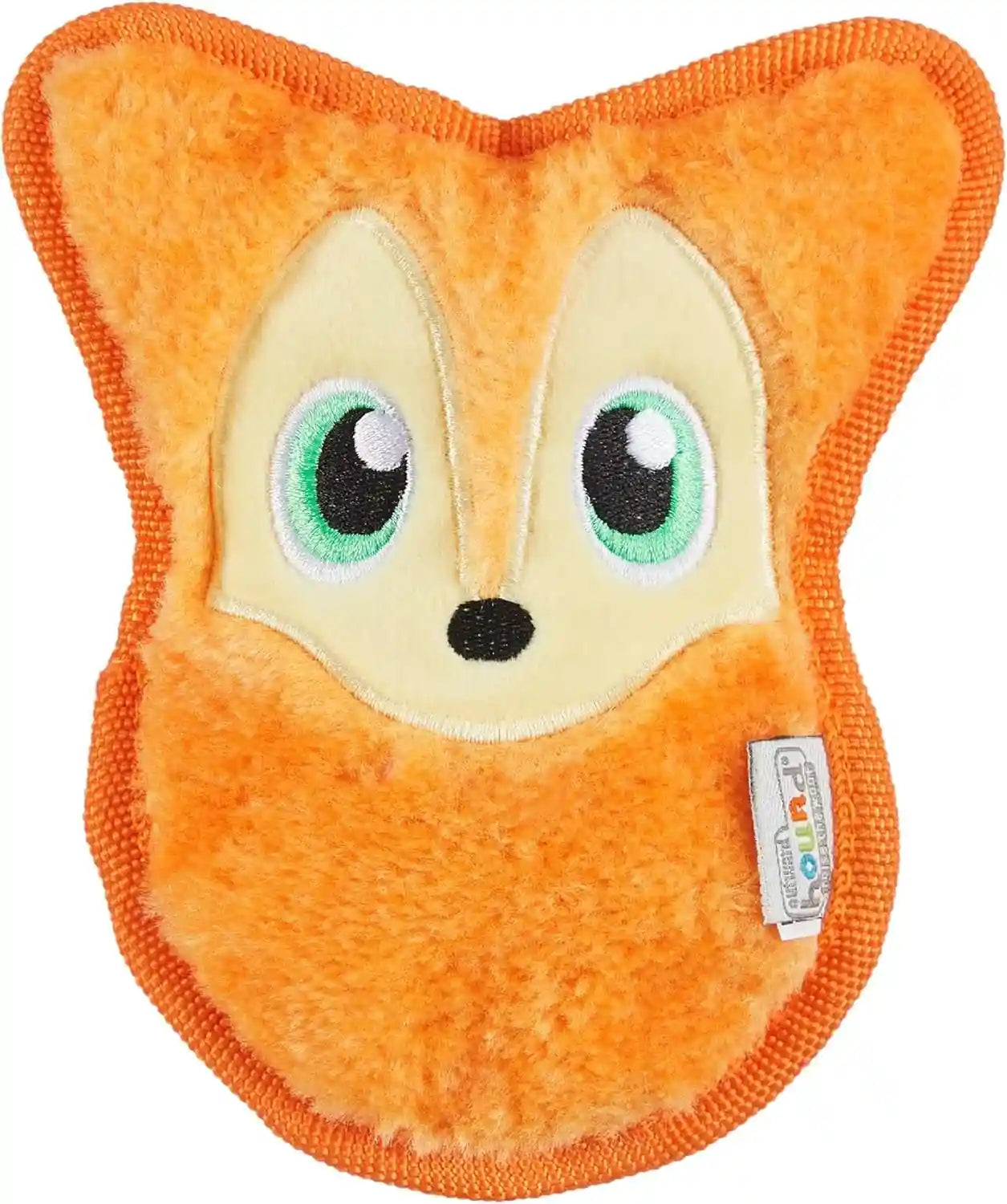 outward-hound-durablez-minis-squeaky-plush-dog-toy-no-stuffing-for-less-mess-interactive-tough-jumbo-squeaker-puppies-small-dogs-pig-6-8