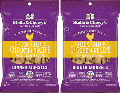 Stella & Chewy'S Freeze-Dried Raw Cat Dinner Morsels - Premium Chicken Recipe with 98% Cage-Free Meat & Organs - Natural Grain-Free Cat & Kitten Food - Made in USA - 3.5 Oz21