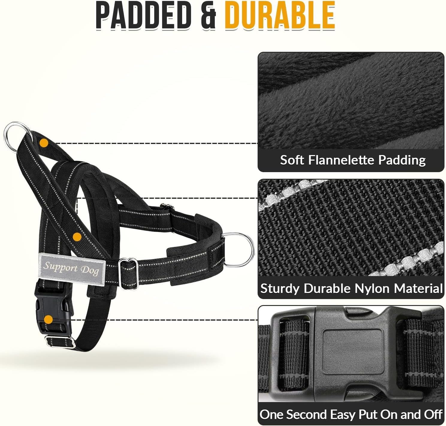 slowton-no-pull-dog-harness-heavy-duty-dog-harness-and-leash-set-for-medium-large-dogs-reflective-tactical-harness-with-soft-padded-and-front-clip-for-easy-walk-and-training-black-l