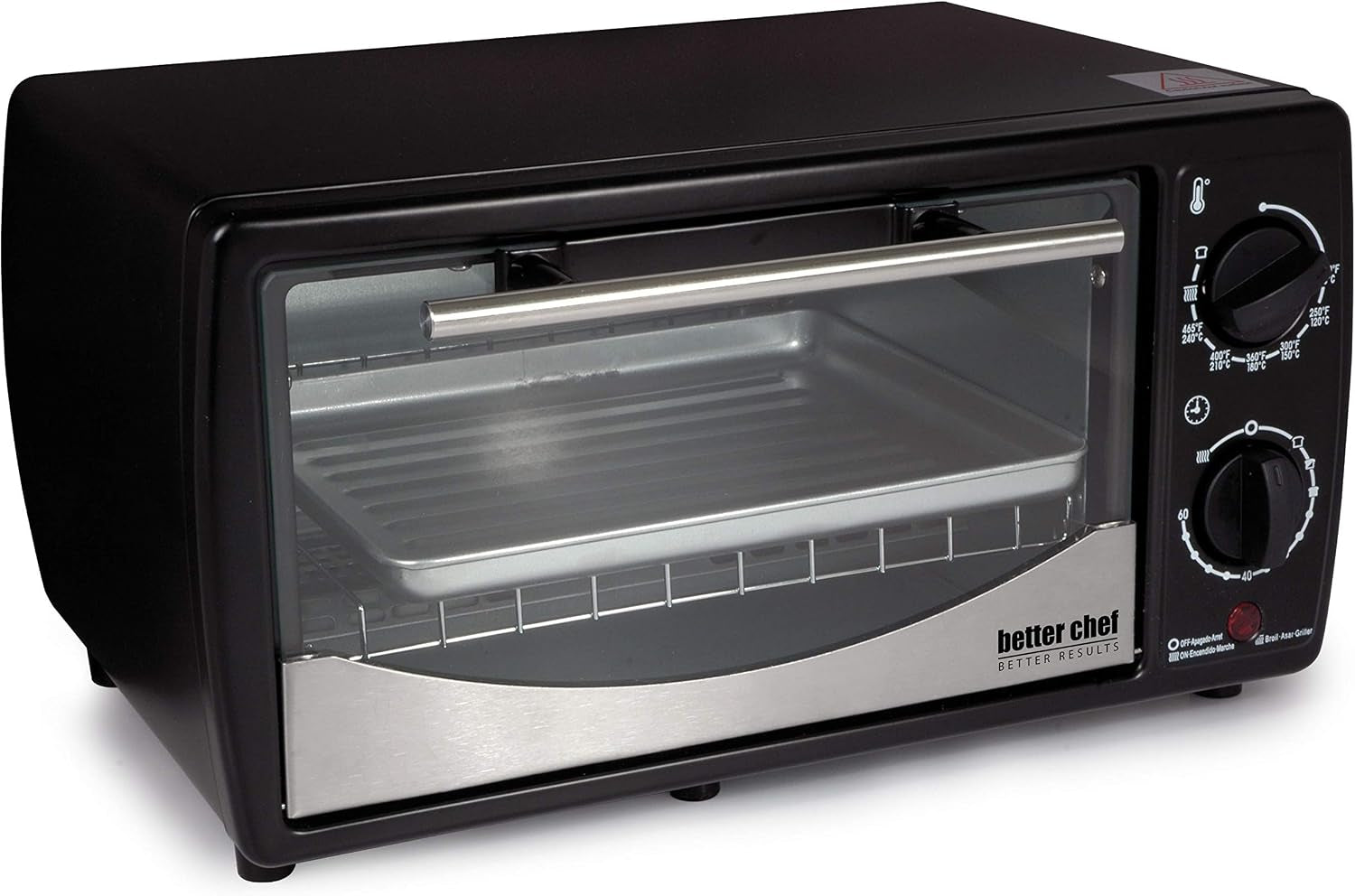 basic-toaster-oven-4-slice-60-minute-timer-slide-out-rack-bake-tray-broil-red