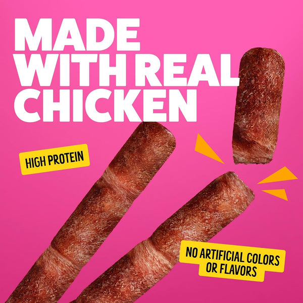 Bonkers Nibble Sticks Soft & Meaty Tender Chicken Flavor Cat Treats, 5 Sticks (Pack of 20)4