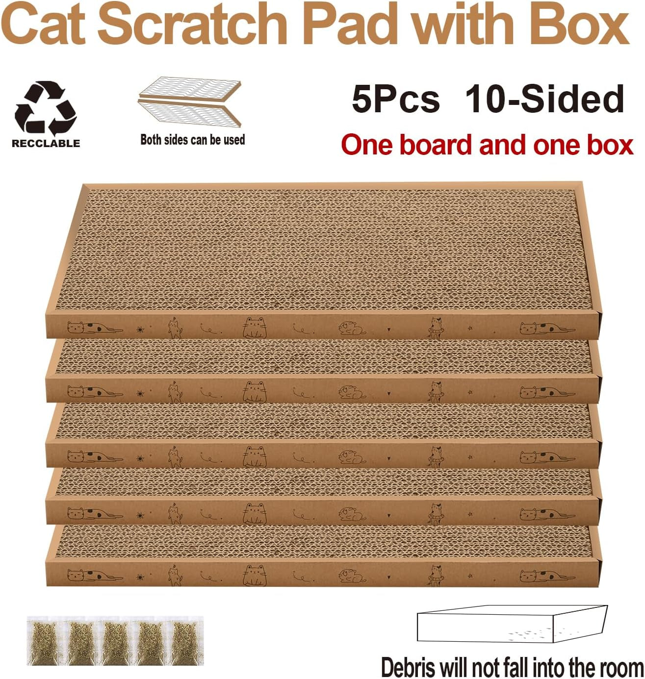 cat-scratcher-cardboard-with-box-durable-corrugate-scratching-kitty-sofa-lounge-bed-reversible-catnip-included-for-indoor-cats-cat-scratching-pad-cat-post-double-sided-design-large-box-5pcs