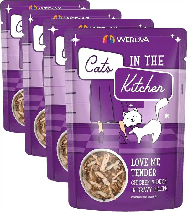 Weruva Cats in the Kitchen, Pantry Party Pouch Variety Pack in Gravy Cat Food, 3Oz Pouch (Pack of 12)19