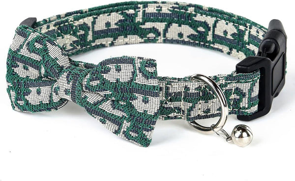 Dog Collar and Harness with Leash Set, Breathable Puppy Harnesses for Small Dogs, No Pull Easy Walking Pet Harness, Black, S9