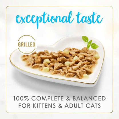 Purina Fancy Feast Delights with Cheddar Grilled Tuna and Cheddar Cheese Feast in Wet Cat Food Gravy Cat Food - (Pack of 24) 3 Oz. Cans3
